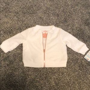 Infant white spring jacket